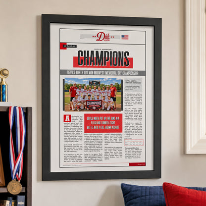 Game Custom Youth Sports Article