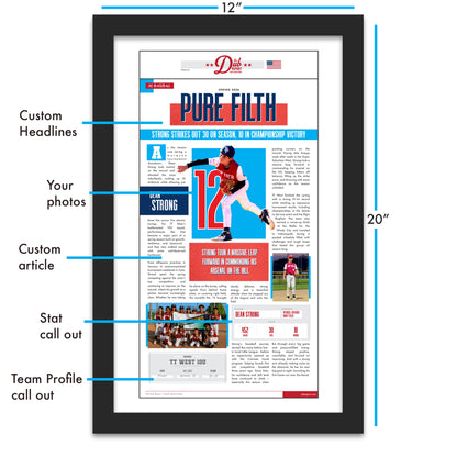 Player Custom Youth Sports Article